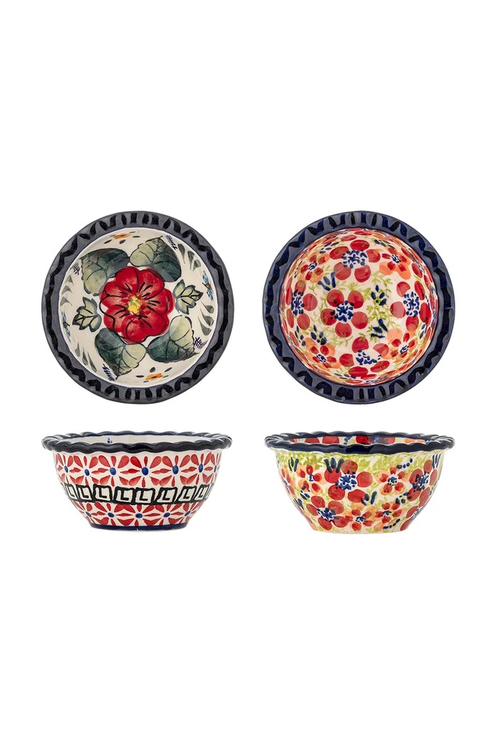 Μπολ Bloomingville Florist 95 ml 2-pack κόκκινο 82072587