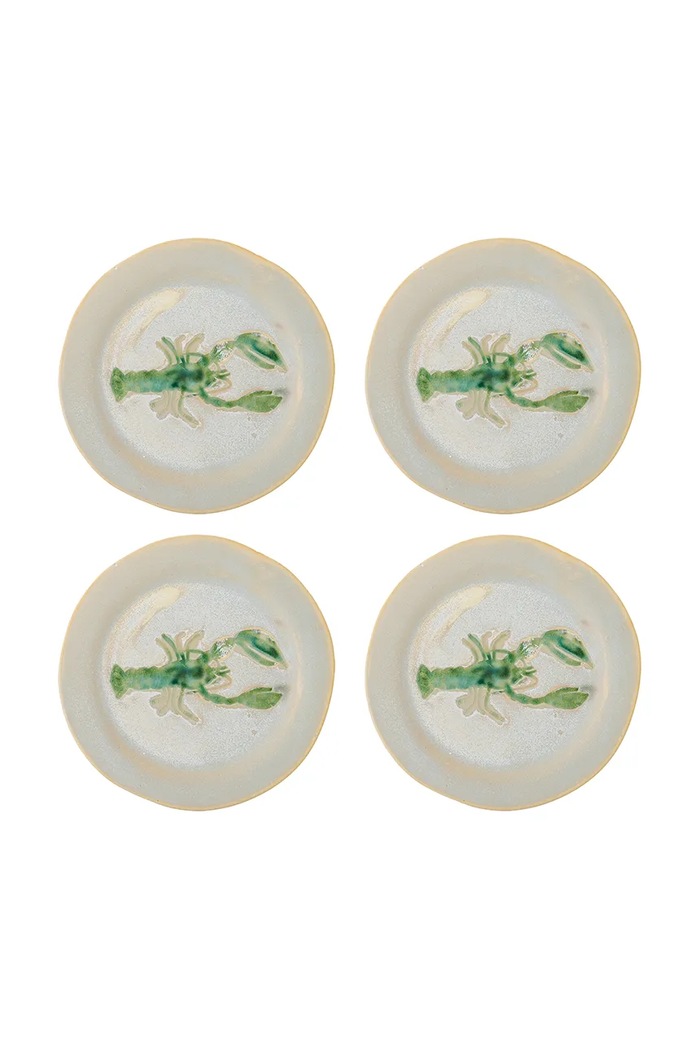 Bloomingville set de farfurii pentru salată Hadden 21 cm 4-pack multicolor 82072544