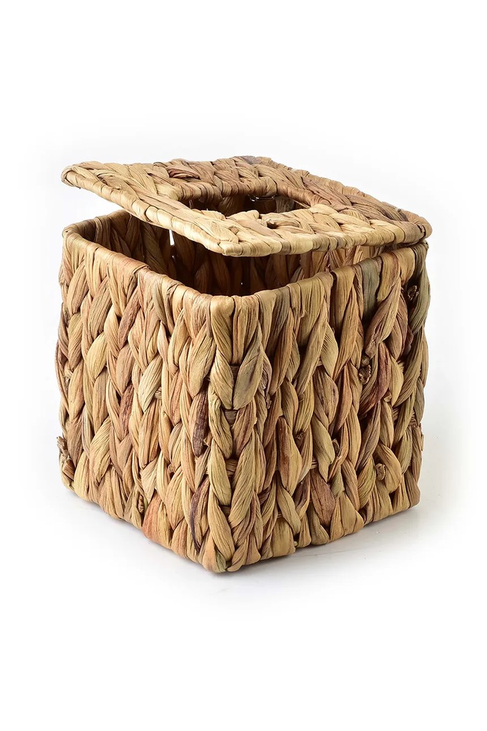 Affek Design serwetnik Amparo 14 x 14 x 15 cm HIWB5783 beżowy AA00