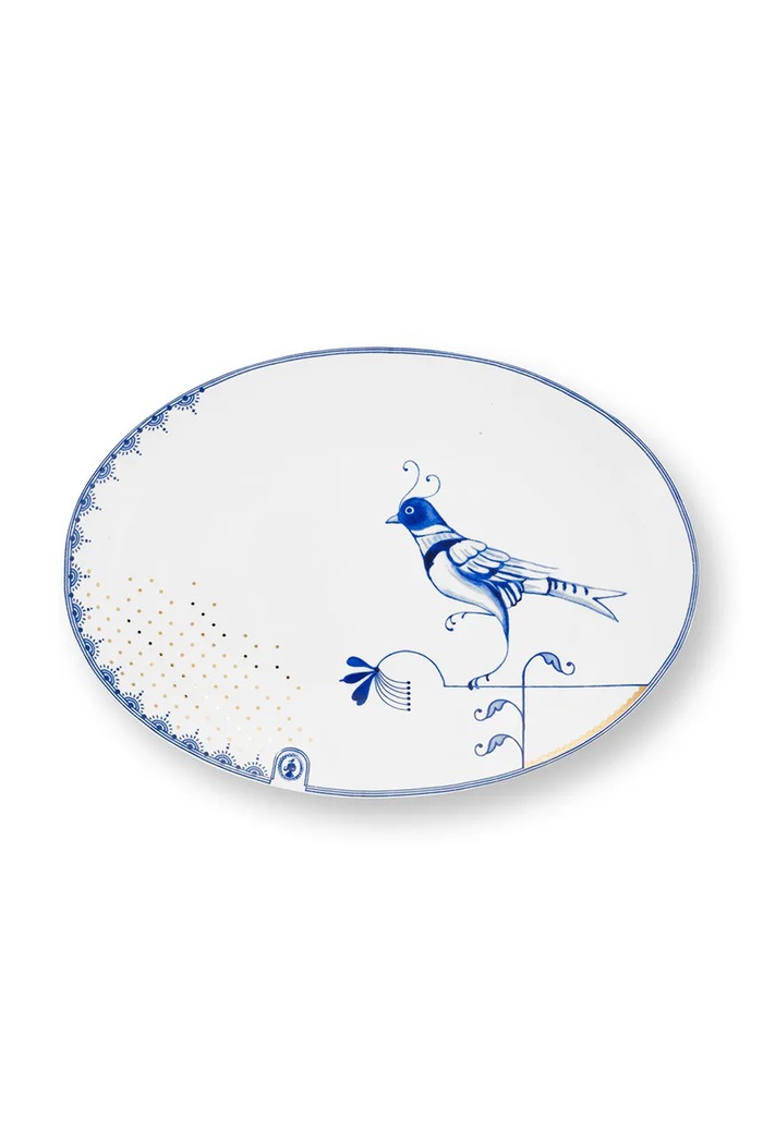 Pip Studio farfurie Pip&The Blue Bird 30 cm albastru 51001533