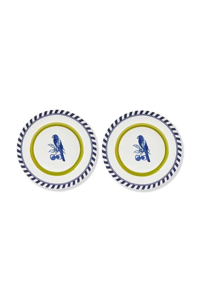 Set tanjura Pols Potten bird patterned 27 cm 2-pack šarena 230.400.673