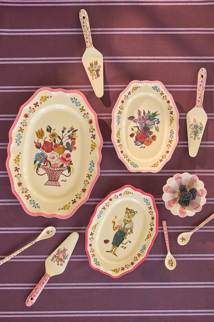 Servirni krožnik Rice 3,5 x 27 x 36,5 cm MESER.LVINAT2NI pisana AA00