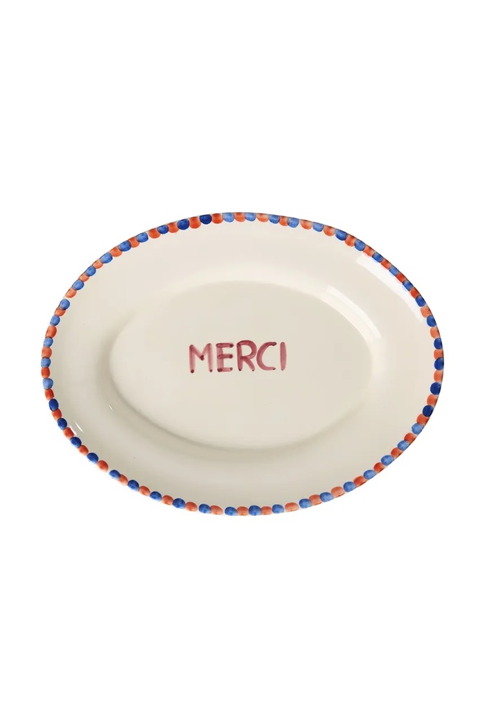 Servírovací tanier Rice 26 x 35 cm biela CESER.HPMMER