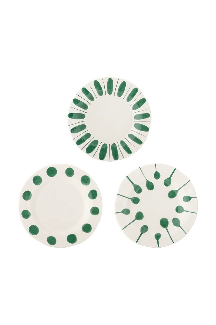 Bloomingville set de farfurii de aperitiv Linora 22 cm alb 82072672