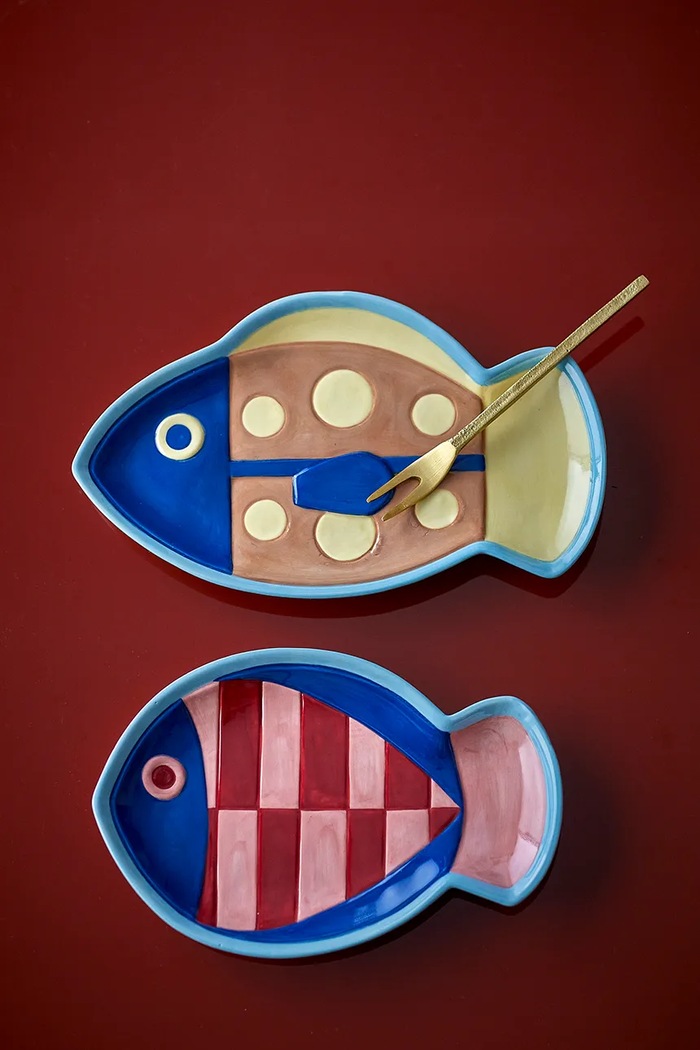 Kuhinja in bar Set krožnikov za predjed Bloomingville Willy 20 / 23 cm 2-pack 82063207 pisana