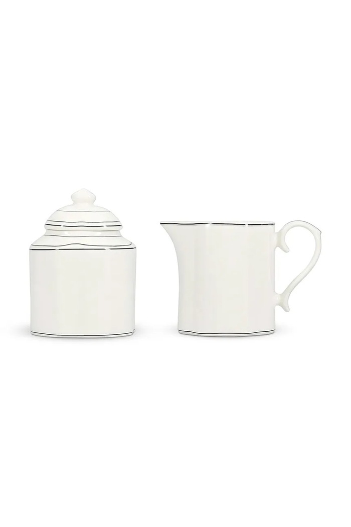 S|P Collection komplet sladkornice in vrčka za mleko iz porcelana 290 ml bela 856237