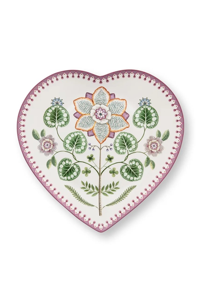 Kuhinja i bar Pip Studio set tanjura za posluživanje od porculana 21,5 cm 51001561 roza