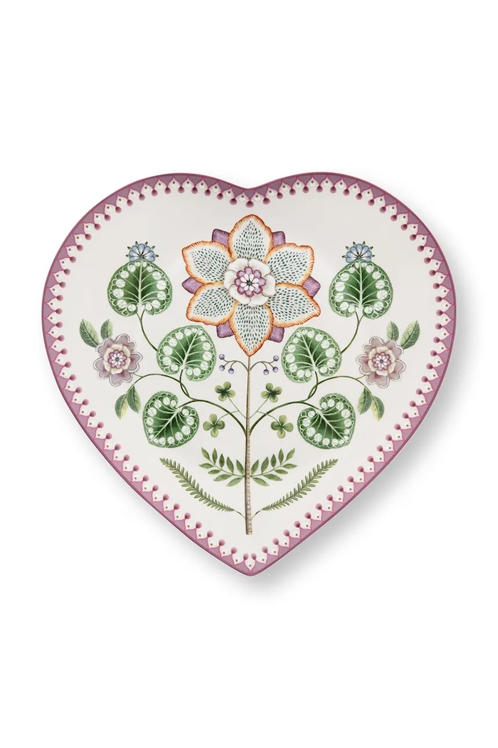 Kuhinja i bar Pip Studio set tanjura za posluživanje od porculana 21,5 cm 51001561 roza