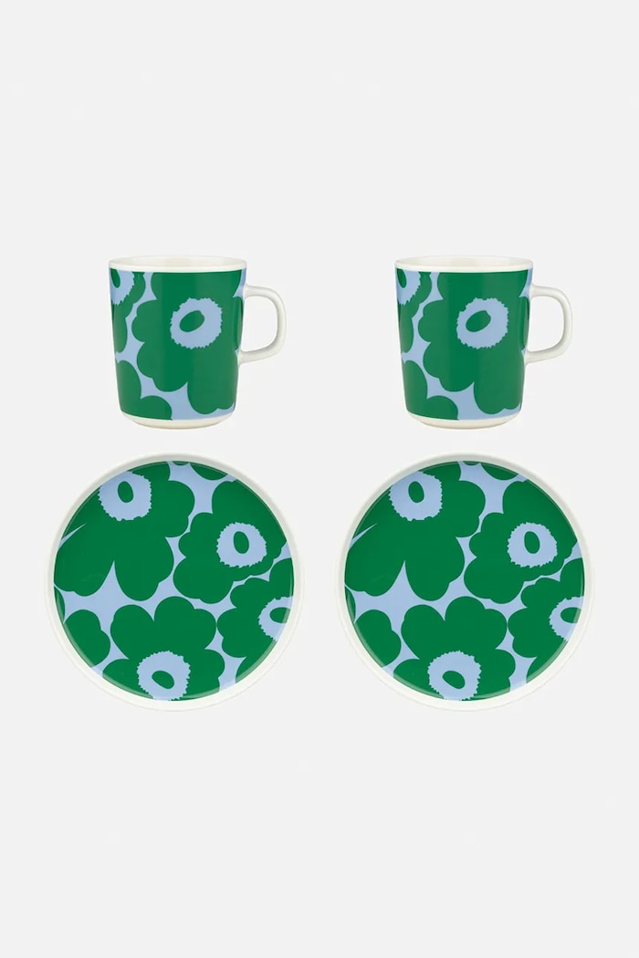 Marimekko set za doručak od kamenine zelena 075733.165