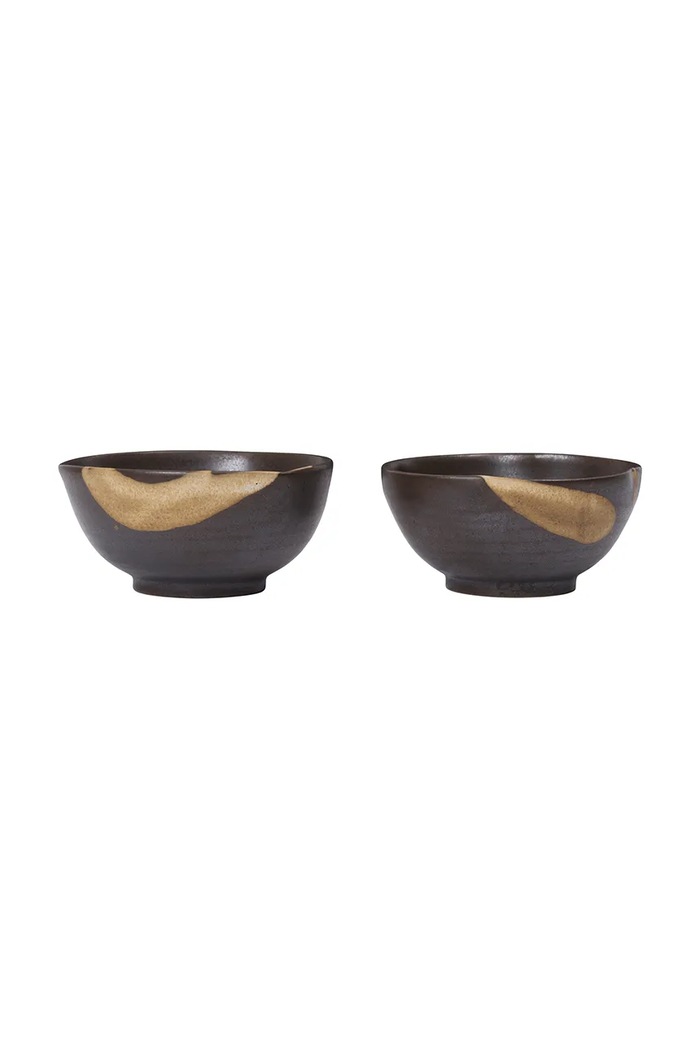 Ferm Living set zdjela od kamenine 4,5 x 8,5 cm smeđa 1104272619