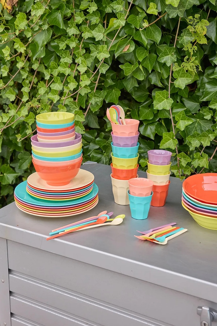 Rice zestaw talerzy śniadaniowych 2 x 20 cm MESPL.6ZHS26 multicolor AA00