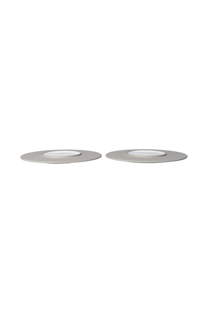 Ferm Living Sada tanierov obedová z kameniny Sonae 28 cm 1104272998 sivá AA00