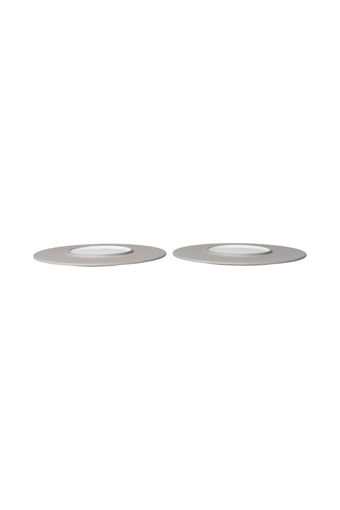 Ferm Living Sada tanierov obedová z kameniny Sonae 28 cm 1104272998 sivá AA00