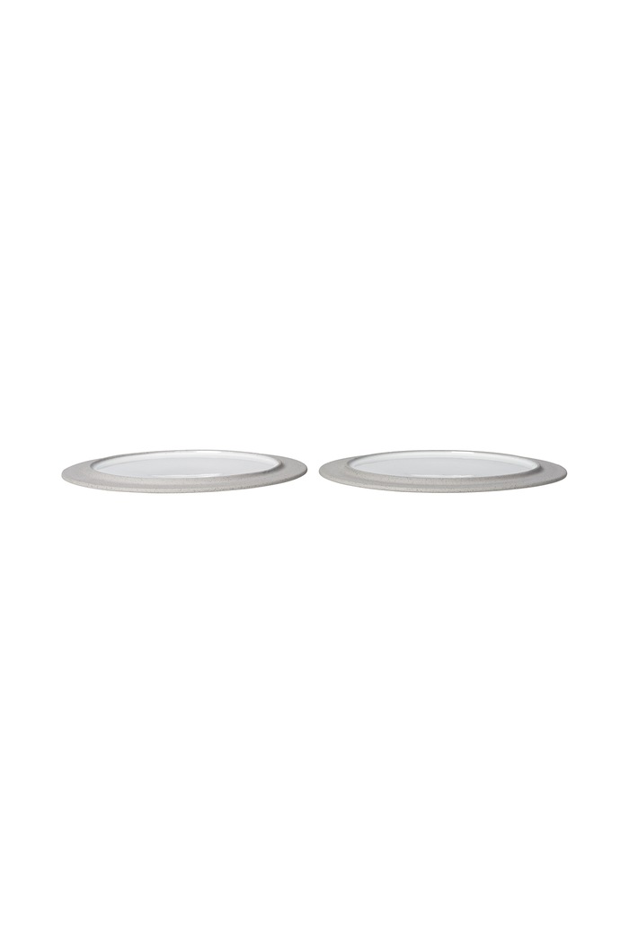 Ferm Living Zestaw talerzy do serwowania Sonae 25 cm szary 1104272999