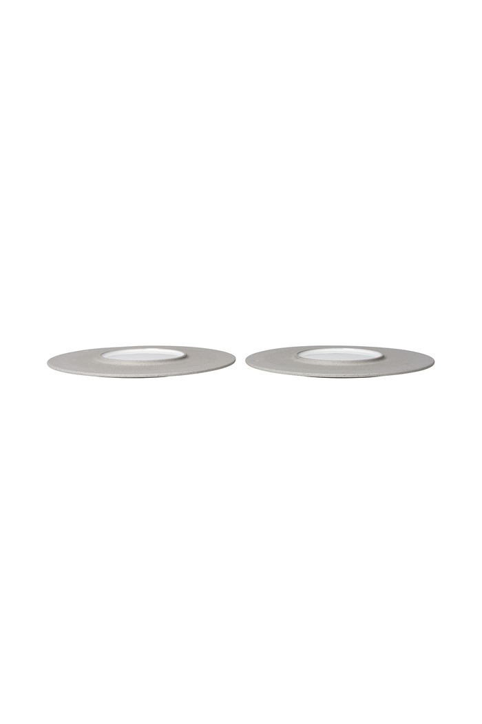 Ferm Living Zestaw talerzy do serwowania Sonae 25 cm 1104272999 szary AA00
