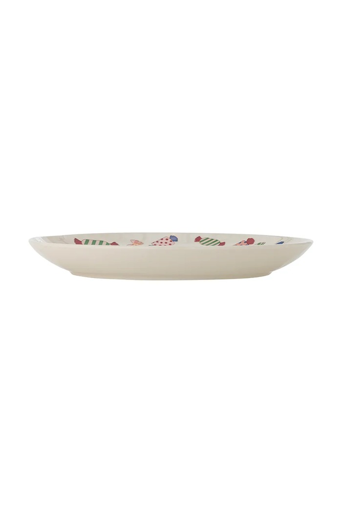 Kuchnia i bar Bloomingville Talerz do serwowania z kamionki Caramella 30,5 cm 82063306 multicolor