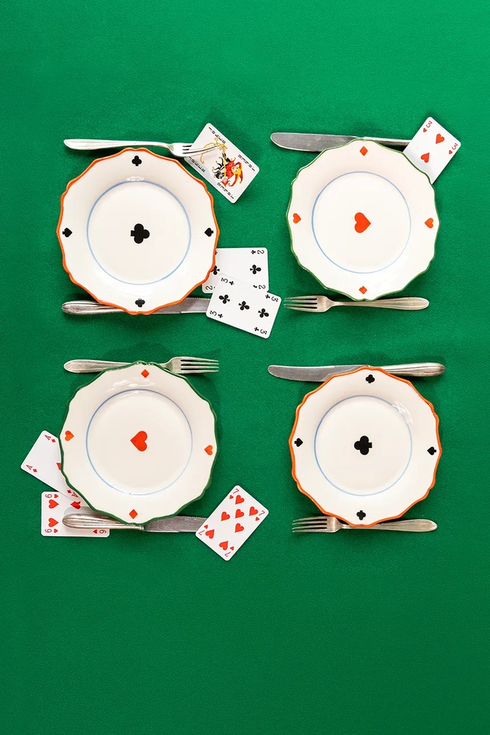 Kuchnia i bar &k amsterdam Zestaw talerzy z porcelany Deck L 2250.01 multicolor