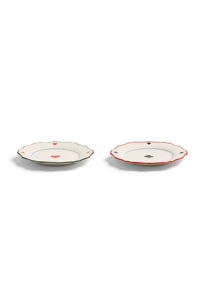 &k amsterdam Zestaw talerzy z porcelany Deck L 2250.01 multicolor AA00