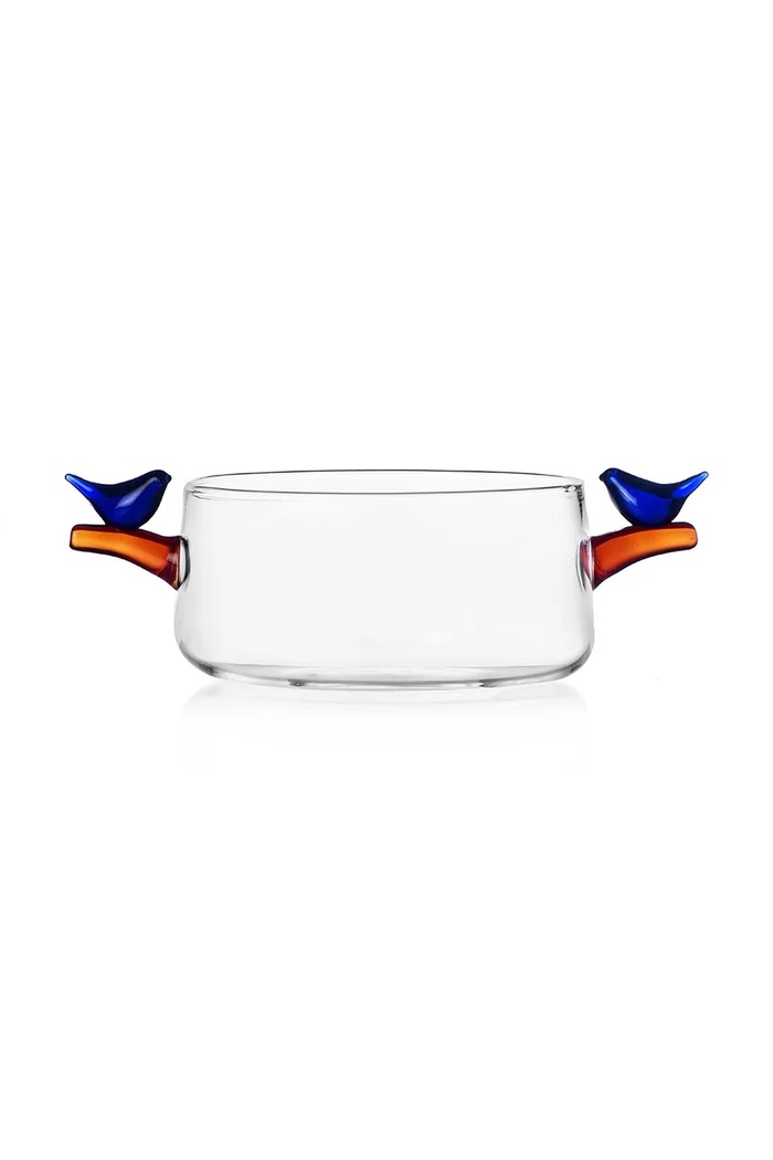 Ichendorf Milano Miseczka ze szkła borokrzemianowego Birds 11,5 cm transparentny 9352238