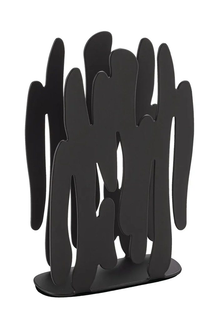 Alessi Serwetnik ze stali Bark czarny BM22.B