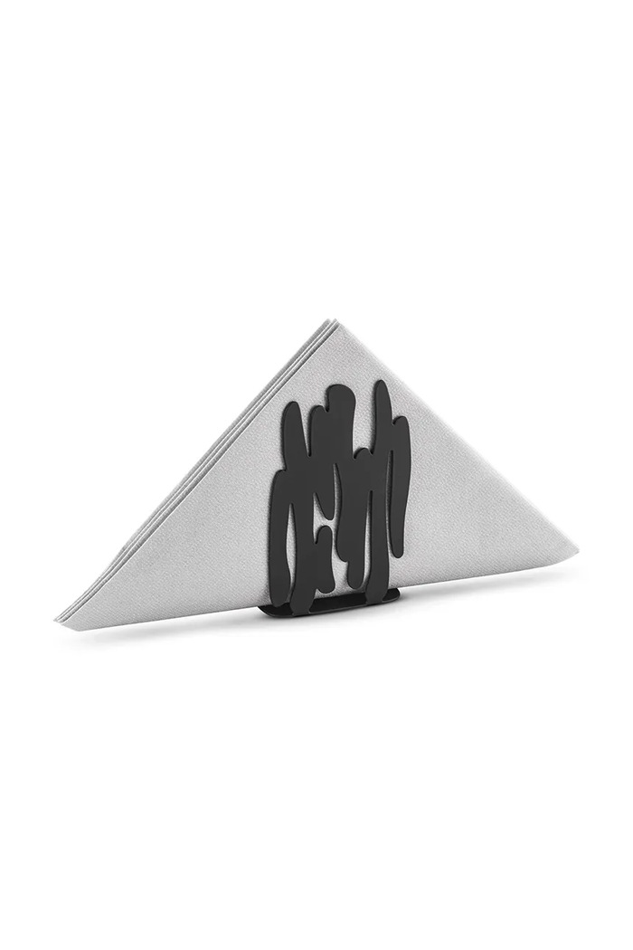 Alessi Serwetnik ze stali Bark BM22.B czarny AA00