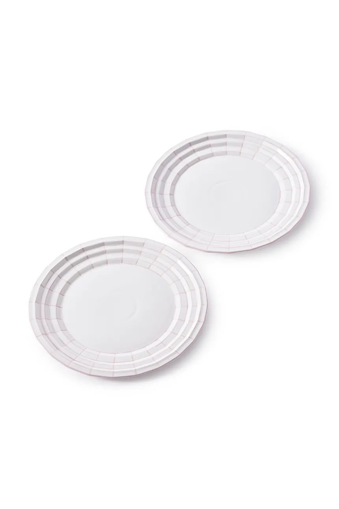 POLSPOTTEN Zestaw talerzy z porcelany biały 230.400.616