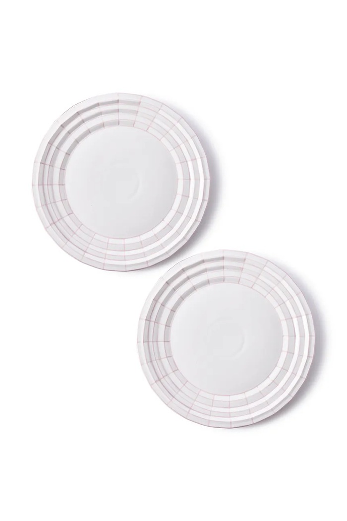 POLSPOTTEN Zestaw talerzy z porcelany 230.400.616 biały AA00
