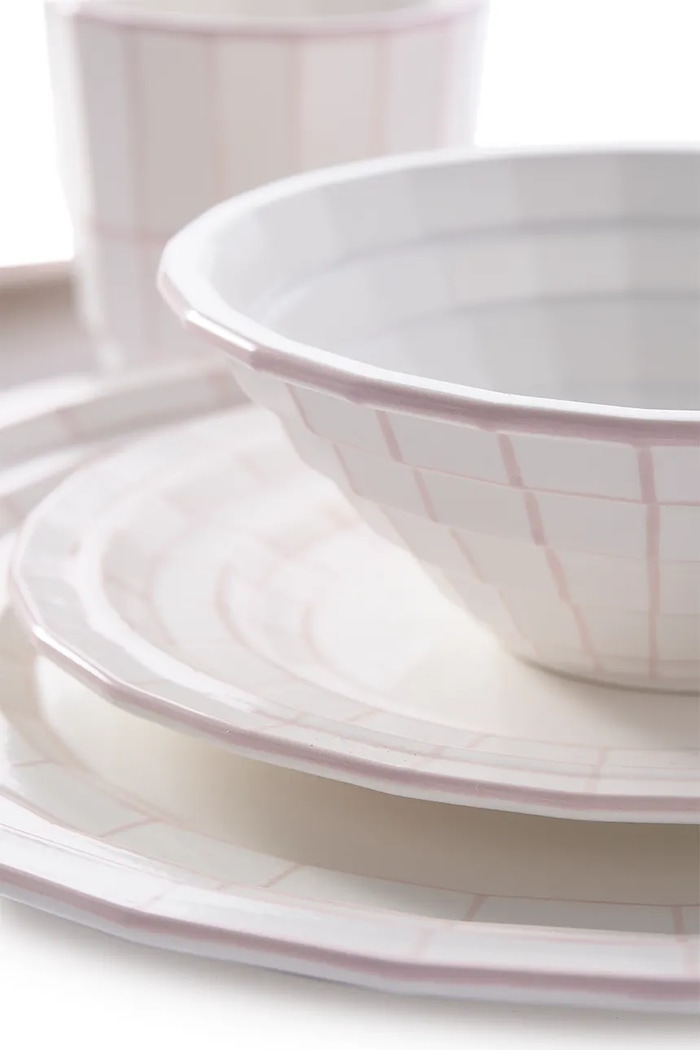 Zestaw talerzy z porcelany POLSPOTTEN biały 230.400.616