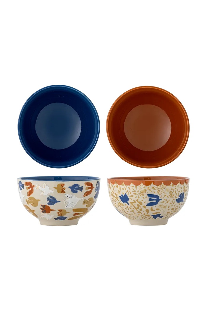 Bloomingville zestaw misek z kamionki 13,5 x 7,5 cm multicolor 82073100