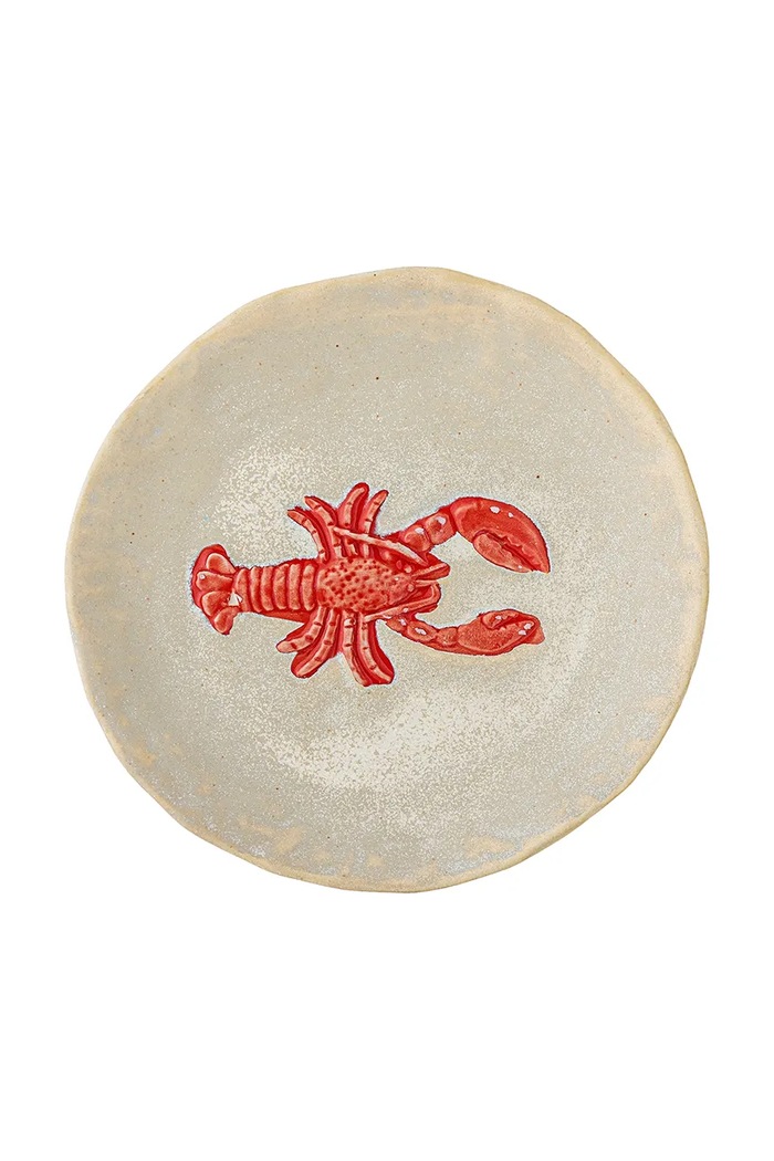 Bloomingville komplet krožničkov za prigrizke iz kamenine 13 x 1,5 cm 82073087 bež AA00