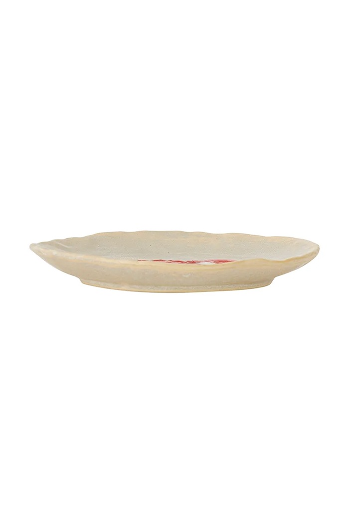Kuhinja in bar Bloomingville komplet krožničkov za prigrizke iz kamenine 13 x 1,5 cm 82073087 bež