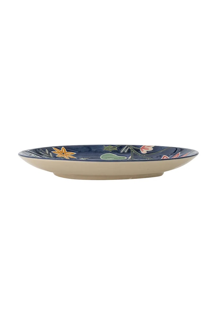 Kuchnia i bar Bloomingville zestaw talerzy z kamionki 20,5 x 2,5 cm 82073151 multicolor