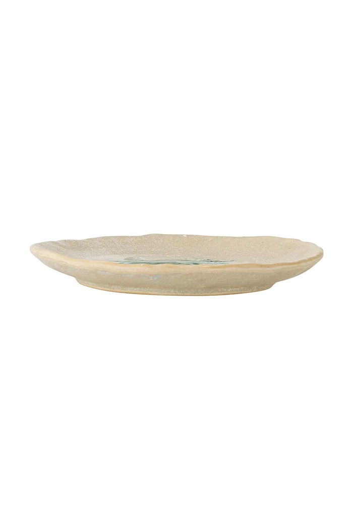 Kuchnia i bar Bloomingville zestaw talerzyków z kamionki 13 x 1,5 cm 82073086 beżowy