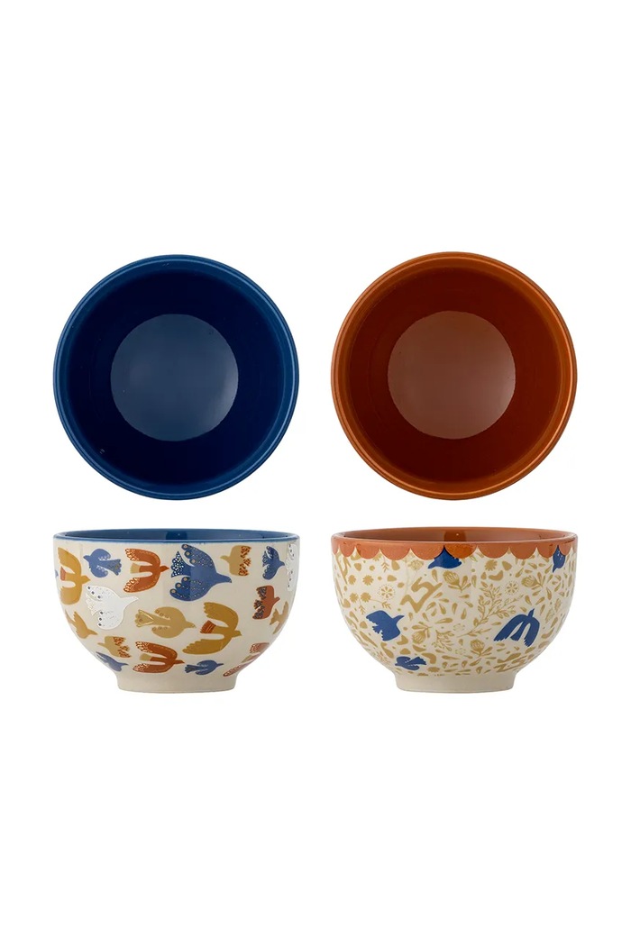 Kuchnia i bar Bloomingville zestaw miseczek z kamionki 10 x 6 cm 82073099 multicolor