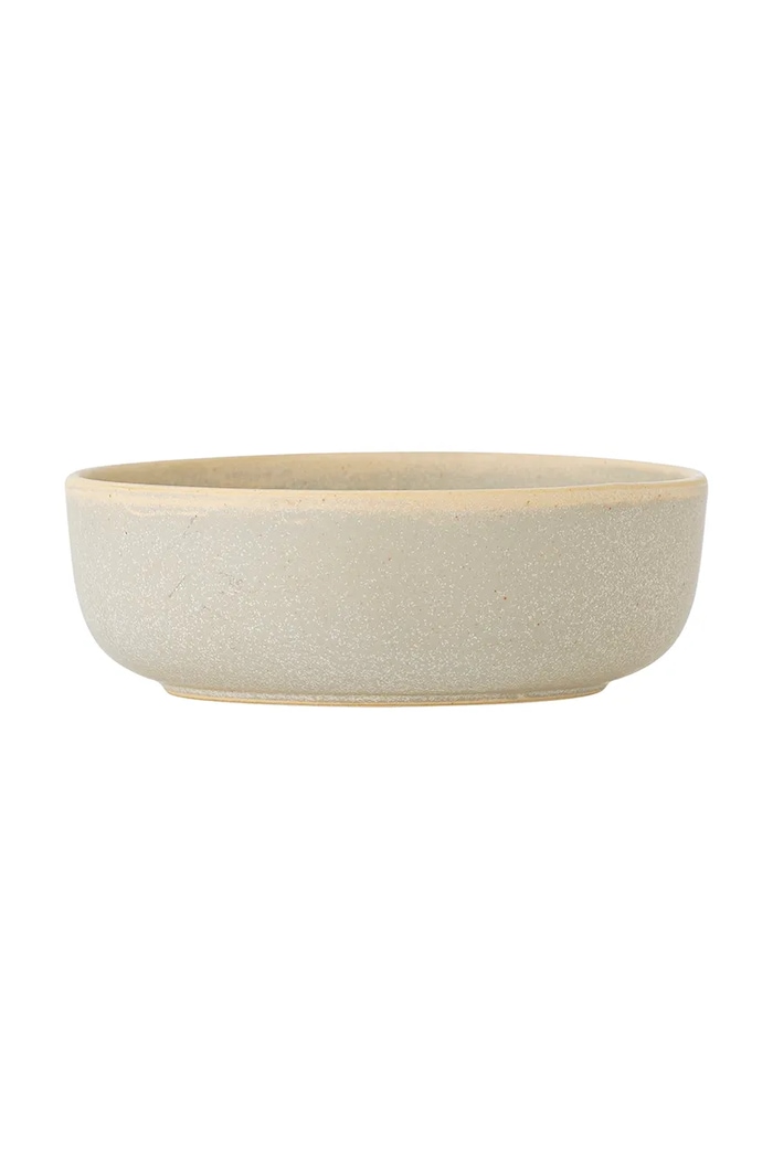 Kuchnia i bar Bloomingville zestaw misek z kamionki 14,5 x 5 cm 82073089 beżowy