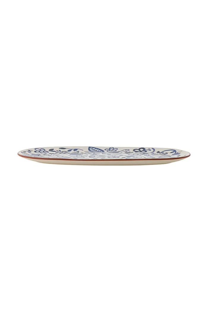 Bloomingville talerz do serwowania z kamionki 38 x 2,5 x 23 cm 82073165 multicolor AA00
