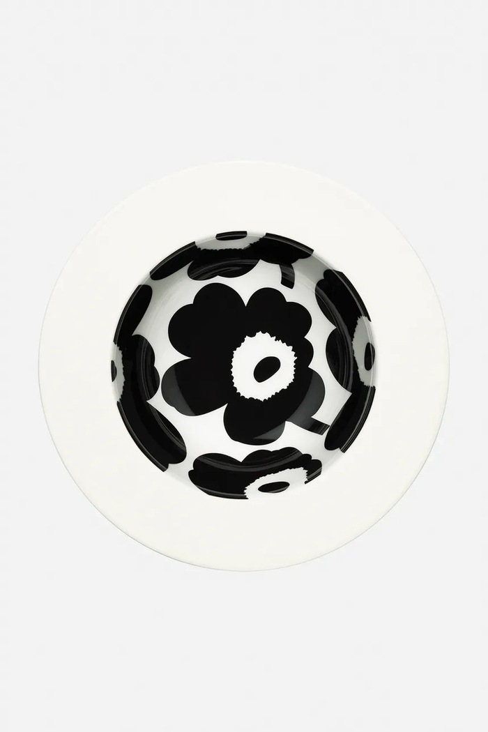 Marimekko talerz głęboki z kamionki 20 cm 074370.109 czarny AA00