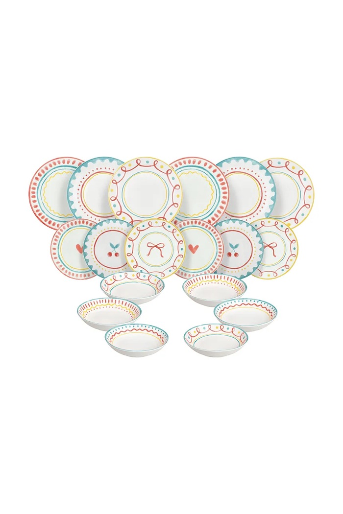 Tognana serwis obiadowy z porcelany MC070186257A multicolor