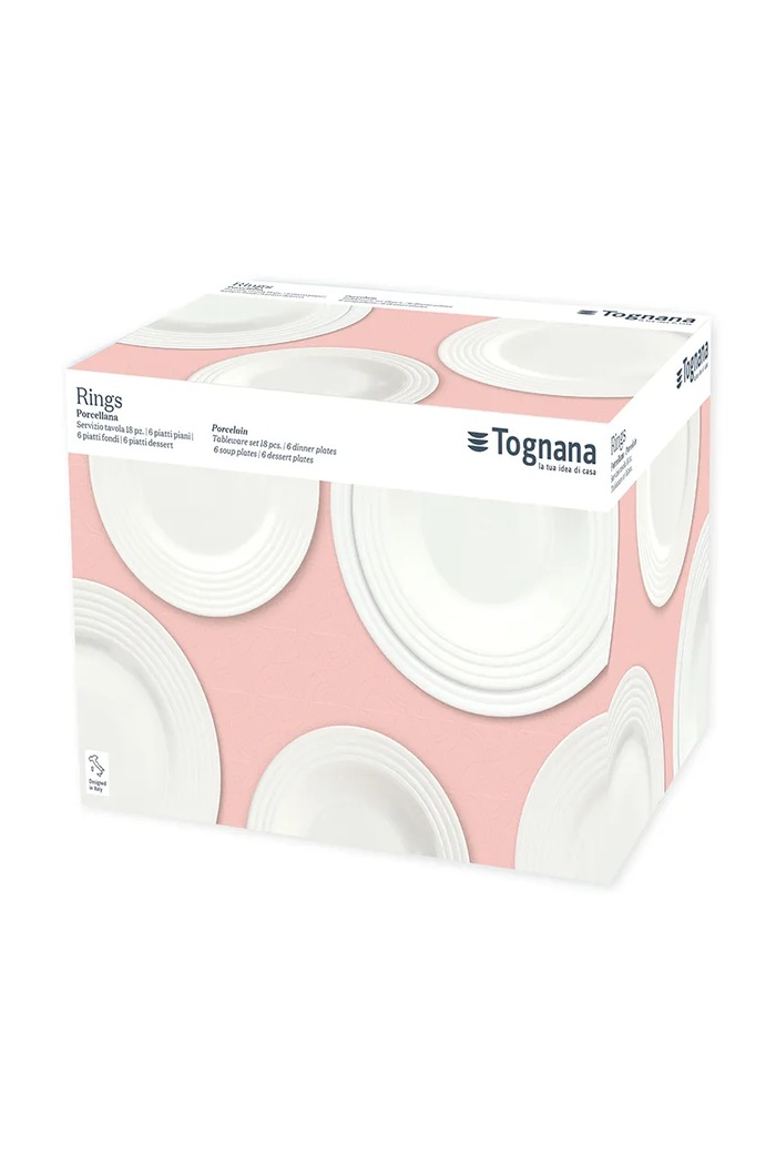 Kuchnia i bar Tognana serwis obiadowy z porcelany PS070182175A biały