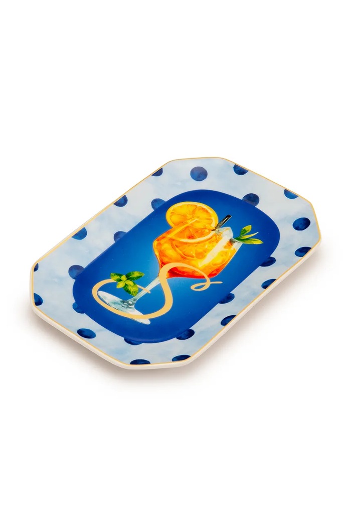Palais Royal talerzyk do serwowania z porcelany 12 x 18 cm multicolor 1038458