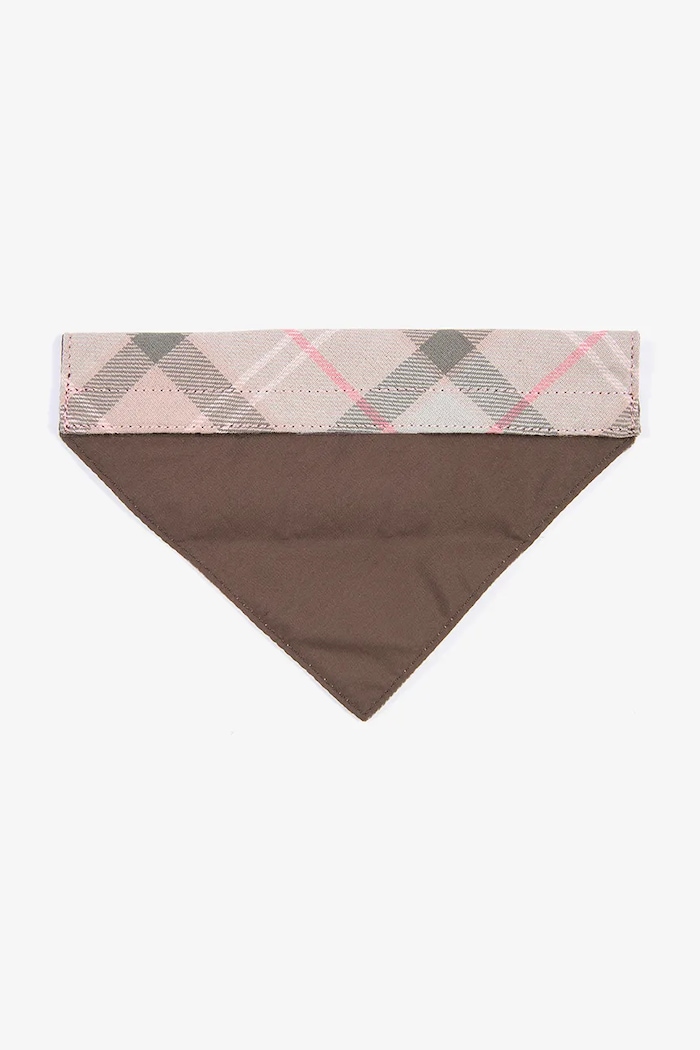 Multifunkčná šatka pre domáce zvieratá Barbour Tartan Dog DAC0013 ružová AA00