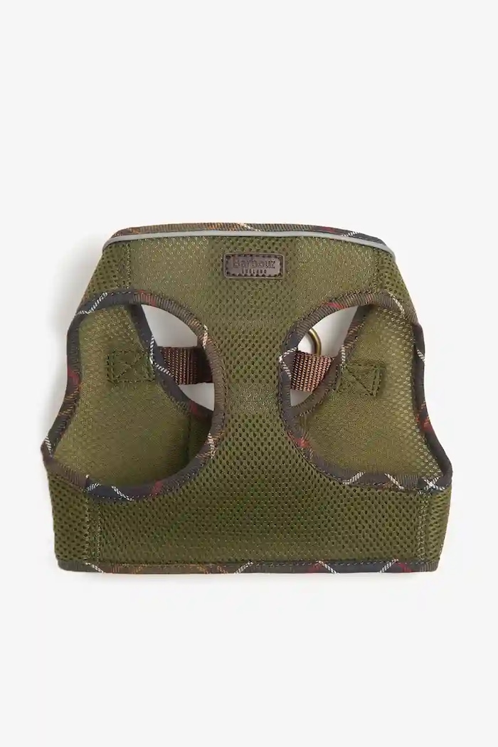 Barbour pettorina per cane Mesh Step In Dog Harness verde DAC0073