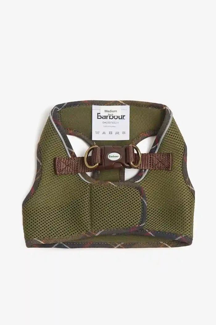 Barbour pettorina per cane Mesh Step In Dog Harness DAC0073 verde AA00