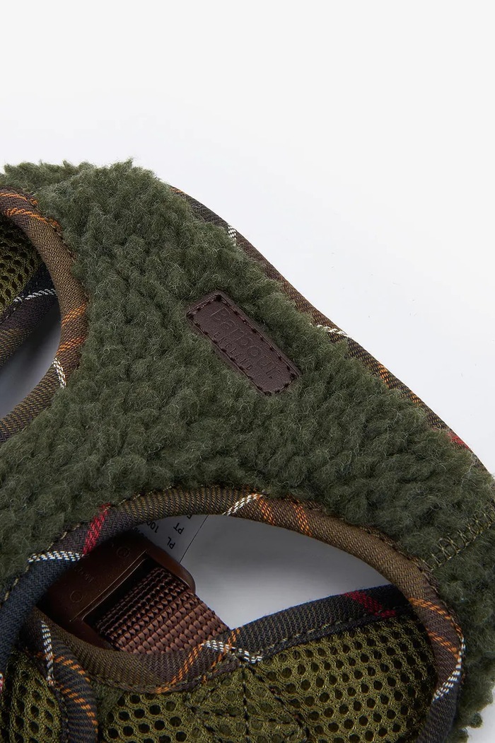 Barbour pettorina per cane Fleece Harness verde DAC0106