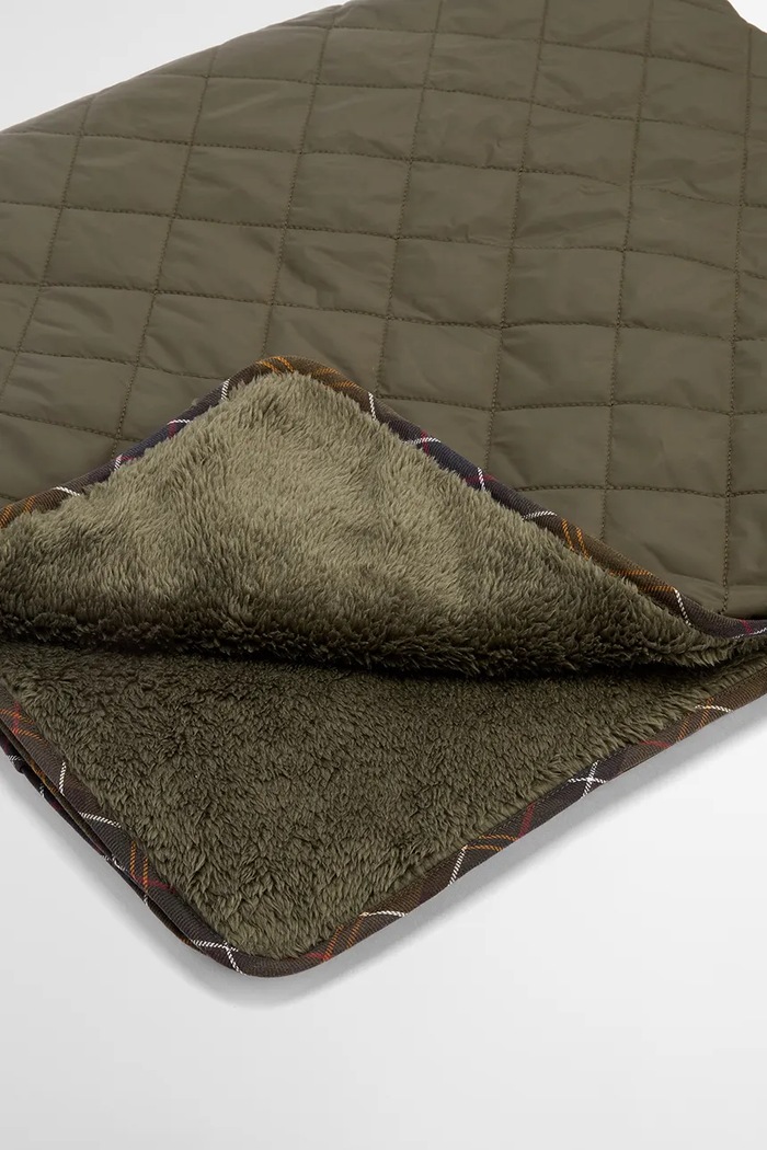 Odeja za hišnega ljubljenčka Barbour Dog Quilt & Fleece Blank Barbour DAC0118 zelena
