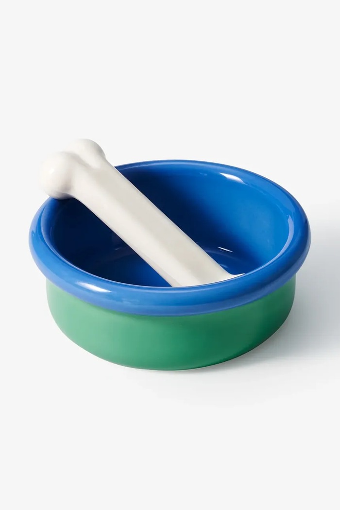 Set zdjelica s postoljem za kućnog ljubimca Areaware Every Pet Eats Set 3 elementy AWPBSM šarena AA00