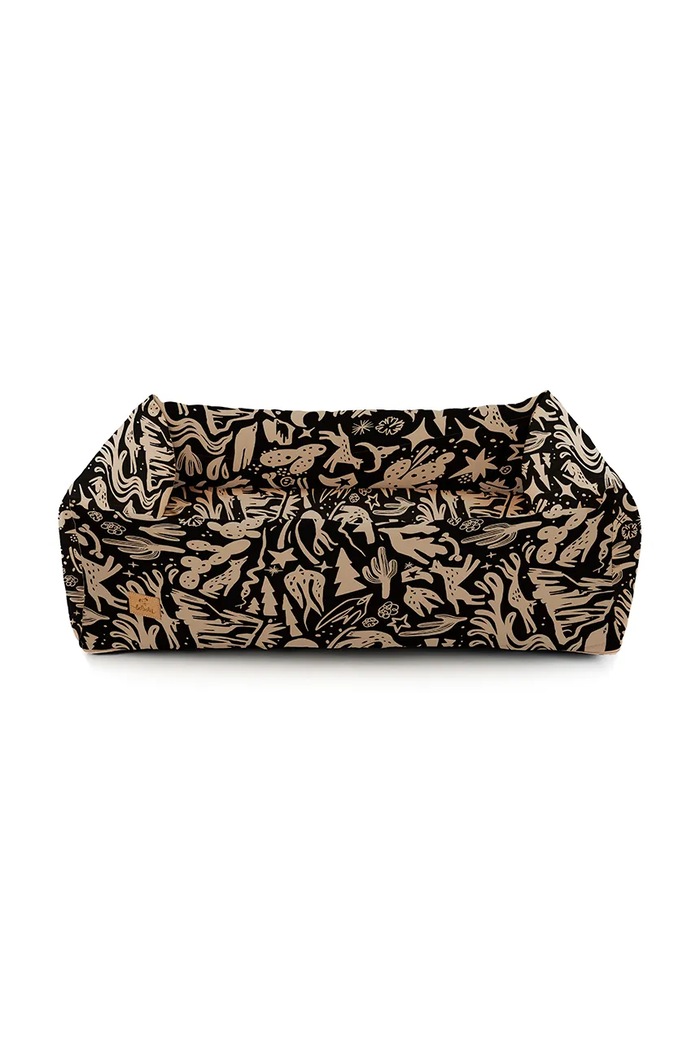 Bebobi legowisko ortopedyczne dla pupila Sono 95 x 75 x 23 cm czarny SPLMWSC