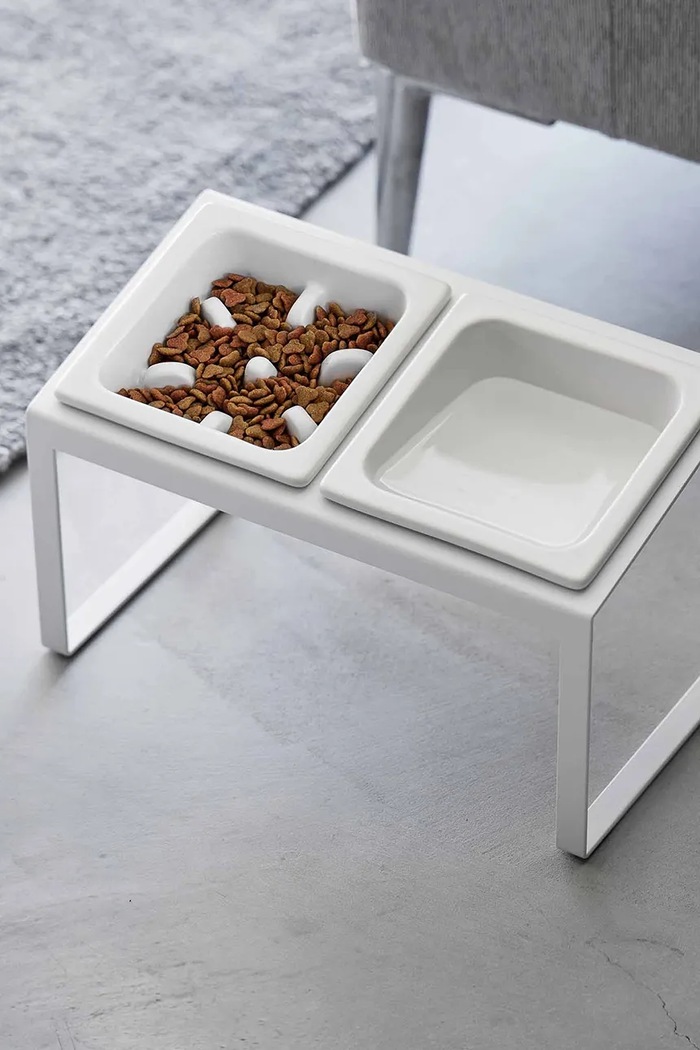 Lifestyle Yamazaki Μπολ για κατοικίδιο 29 x 15,5 x 17,6 cm 10241 λευκό