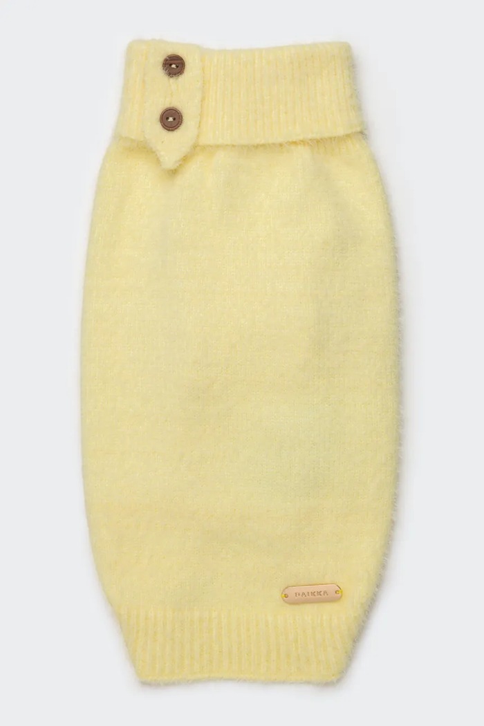 Lifestyle PAIKKA Sweter dla psa 20 cm 1044047 żółty