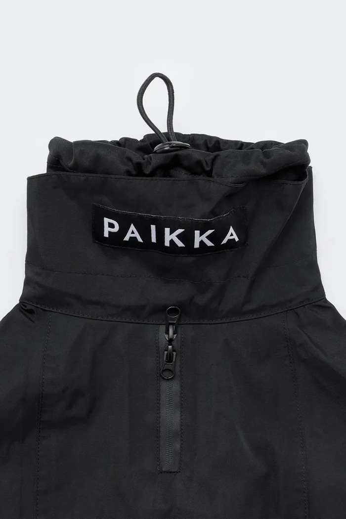 PAIKKA Płaszcz przeciwdeszczowy dla psa 40 cm 1040136 czarny AA00